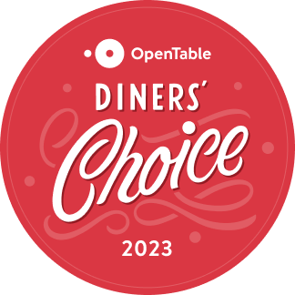 OpenTable Diners’ Choice award, 2023